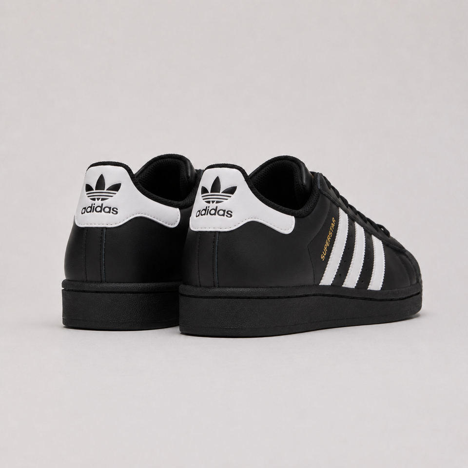 Adidas Classic Superstar Black White