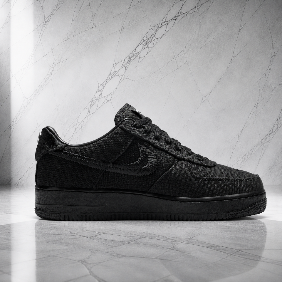 Air Force 1 Low Stussy Black