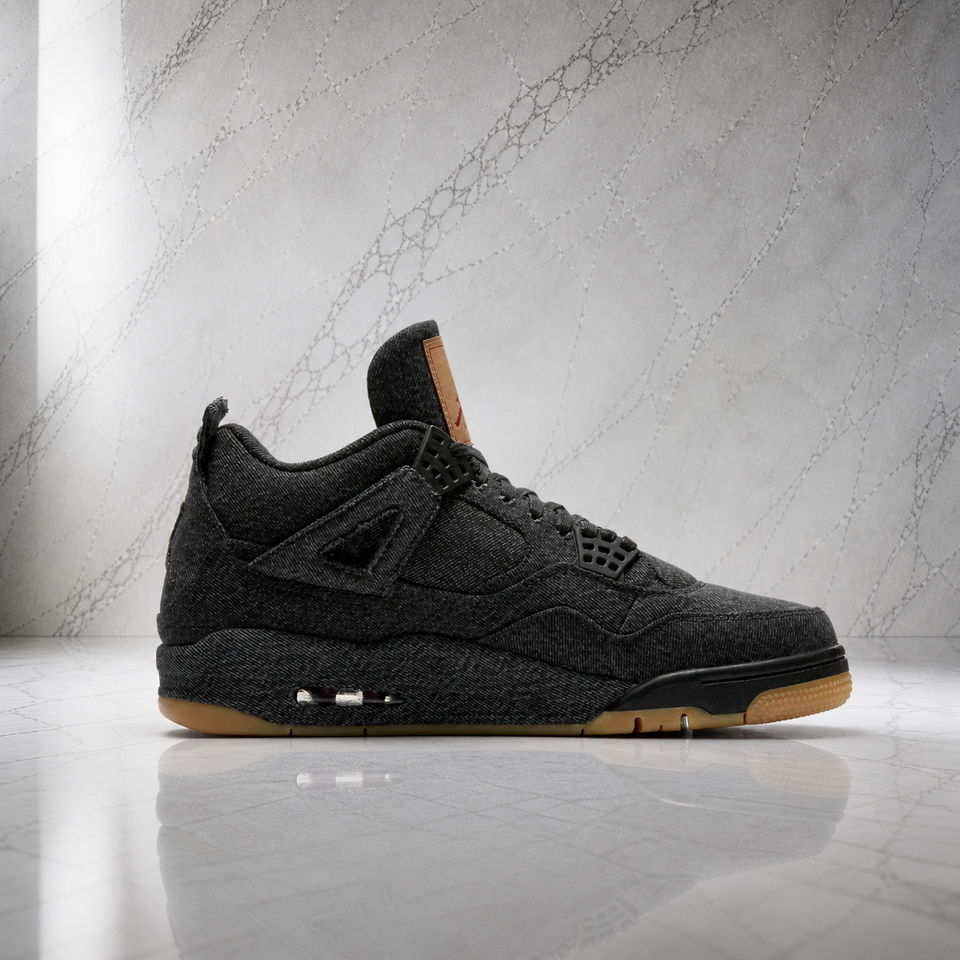 Jordan 4 Retro Levi's Black (Levi's Tag)