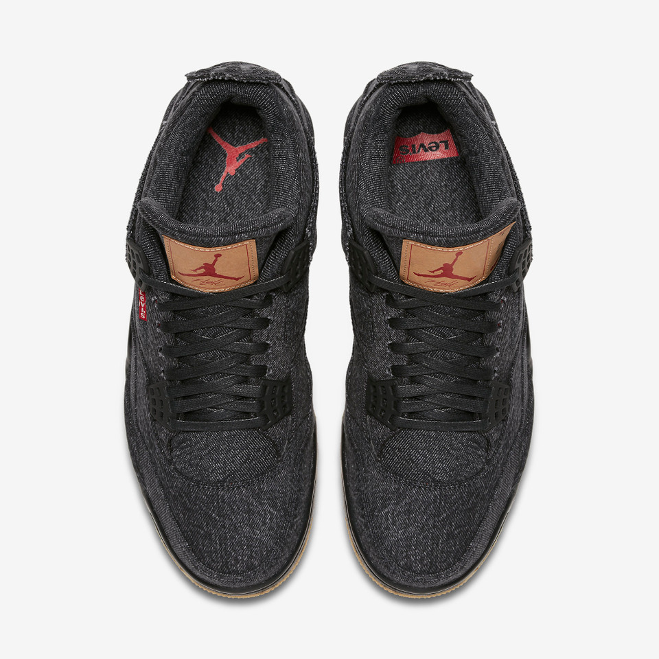Jordan 4 Retro Levi's Black (Levi's Tag)
