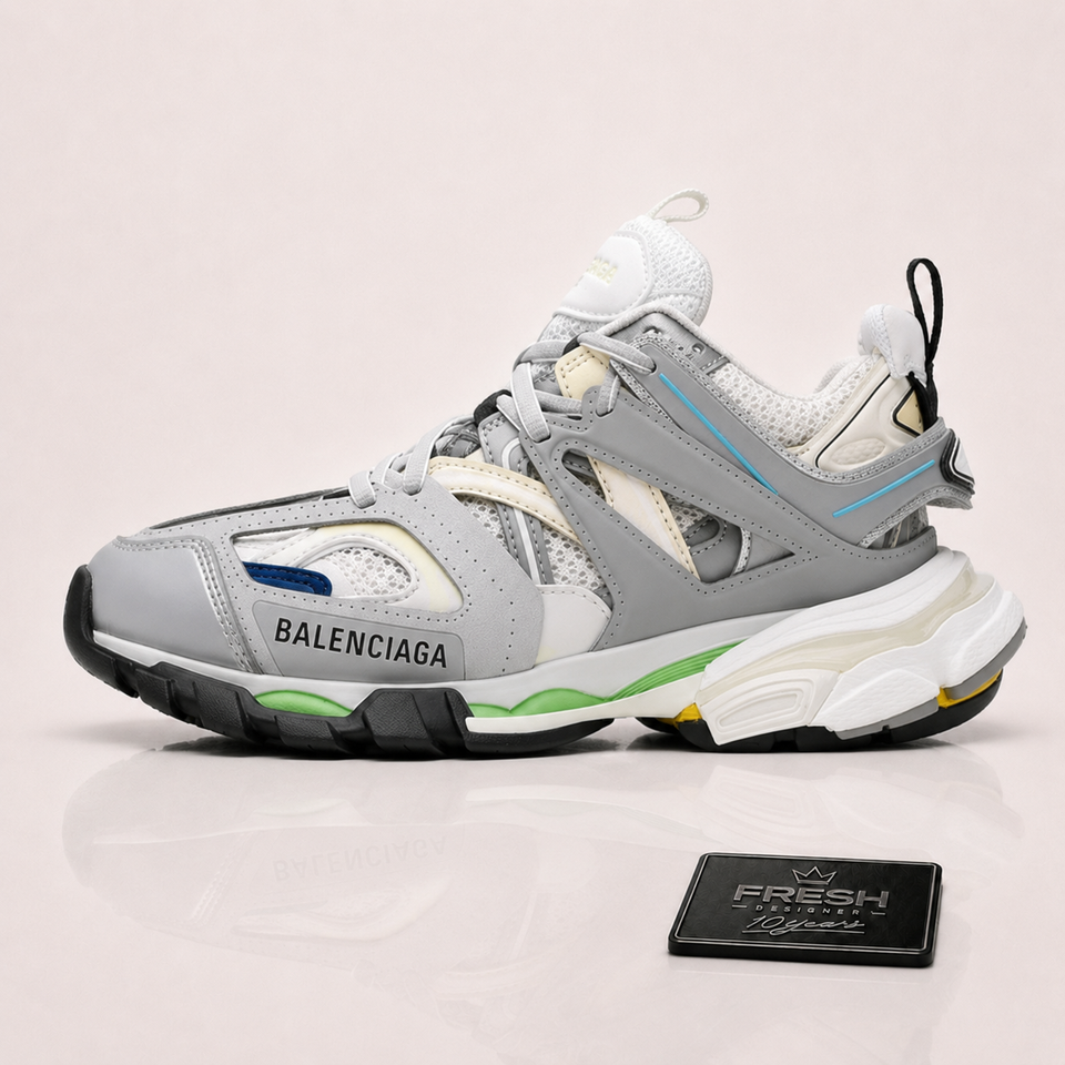 Balenciaga Track Sneaker Grey Blue Green