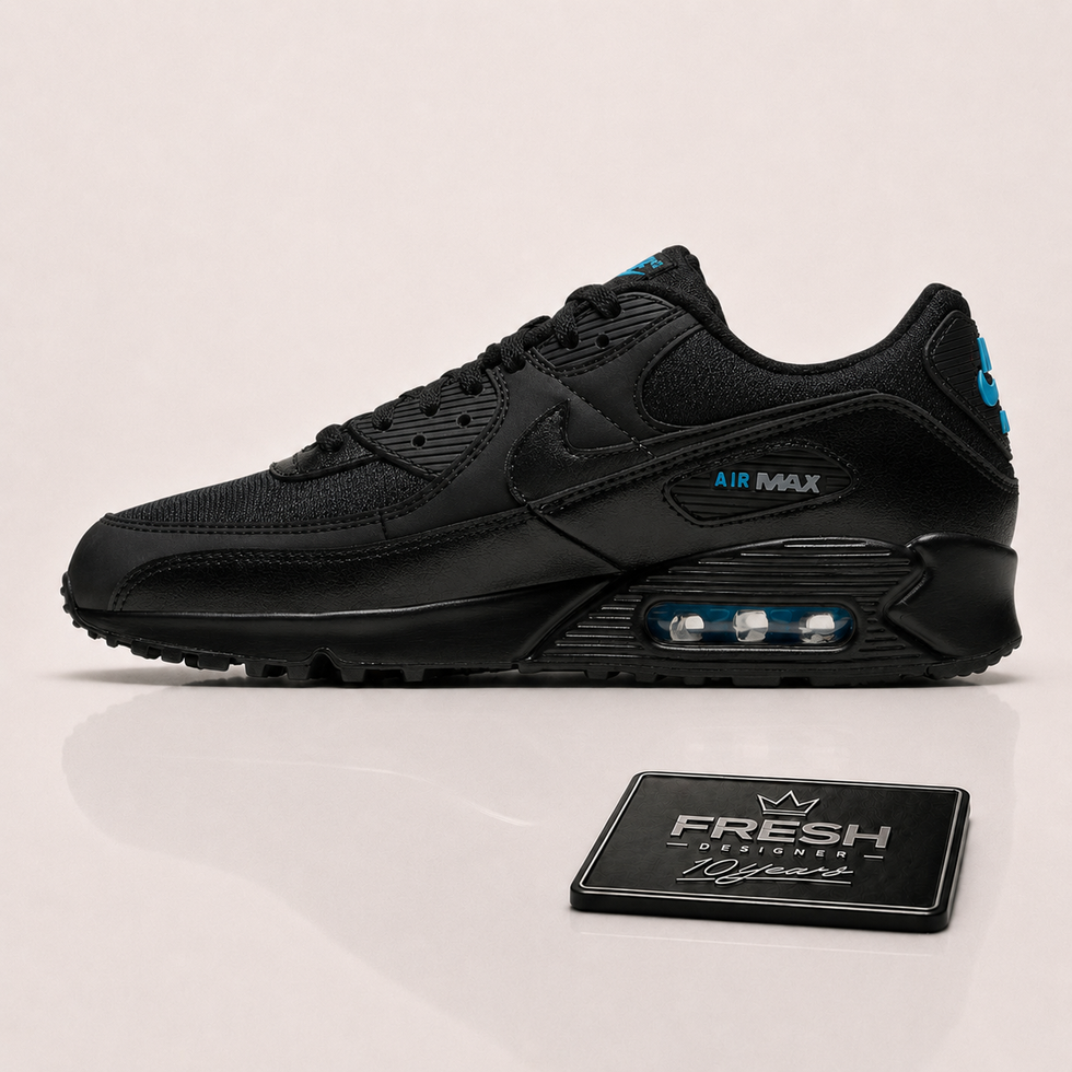 Air max 90 Black Laser blue