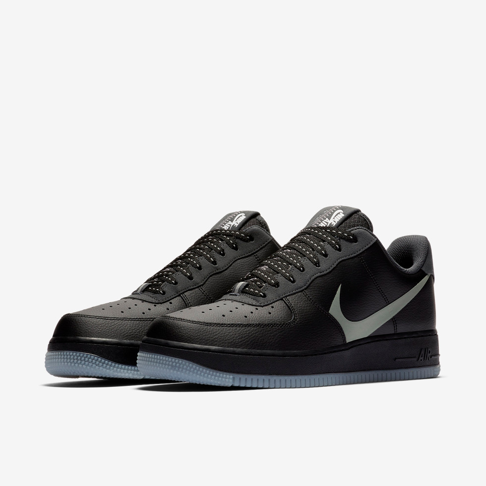 Air force 1 Lv8 Black Anthracite Swoosh
