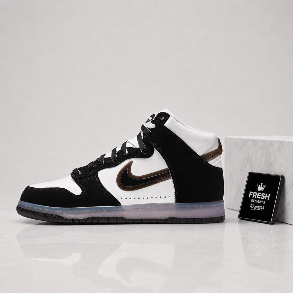 Nike SB Dunk High Slam Jam White Black