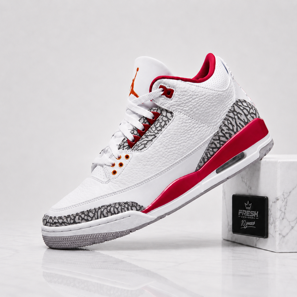 Jordan 3 Retro Cardinal Red