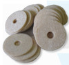 LW disks cleaners and deodorizers for portable restroom toilets.