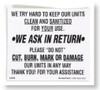 Restroom Decals | Keep Units Clean