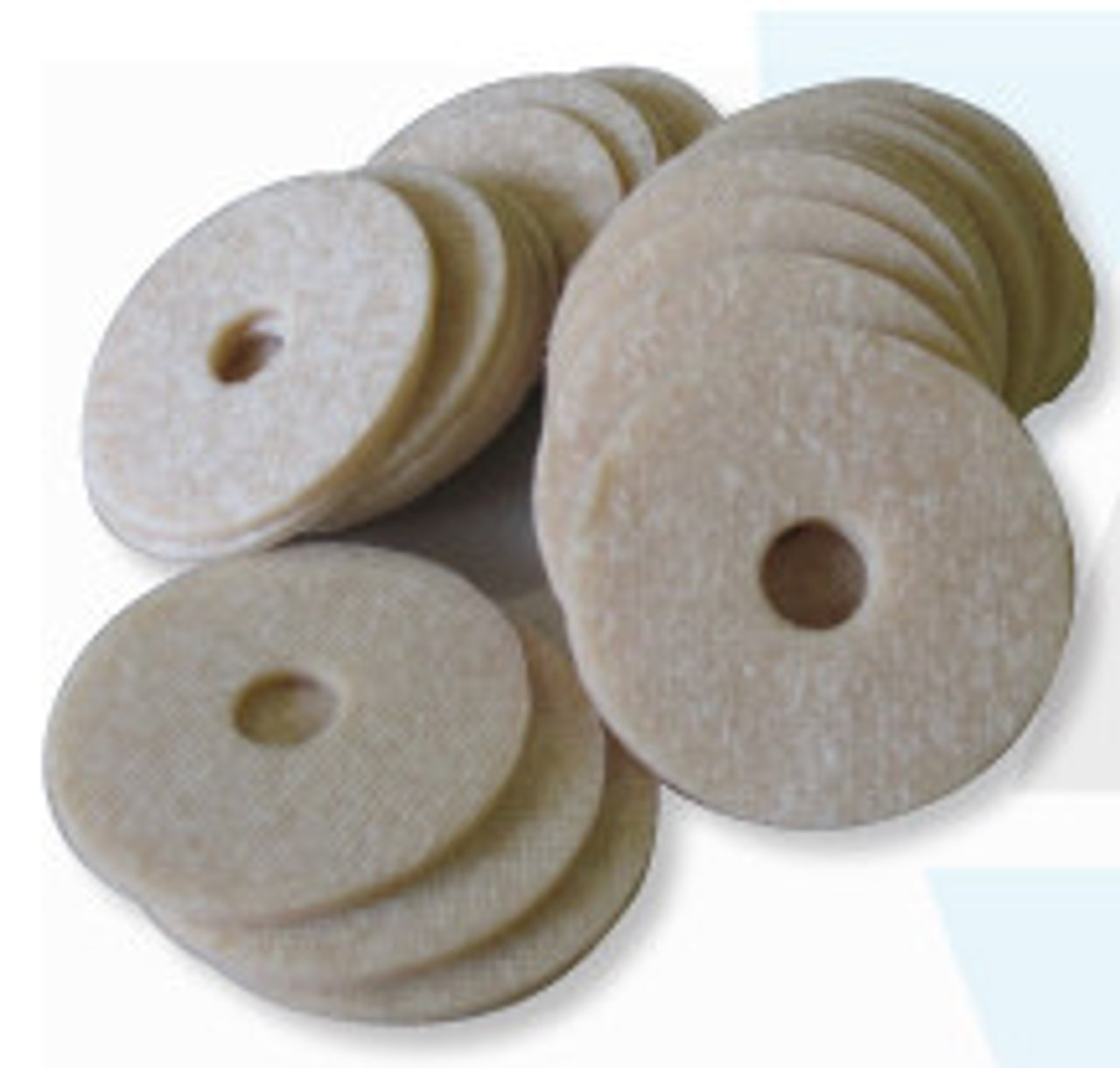 LW disks cleaners and deodorizers for portable restroom toilets.