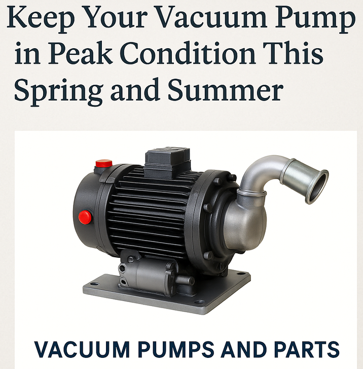 Keep Your Vacuum Pump in Peak Condition This Spring and Summer