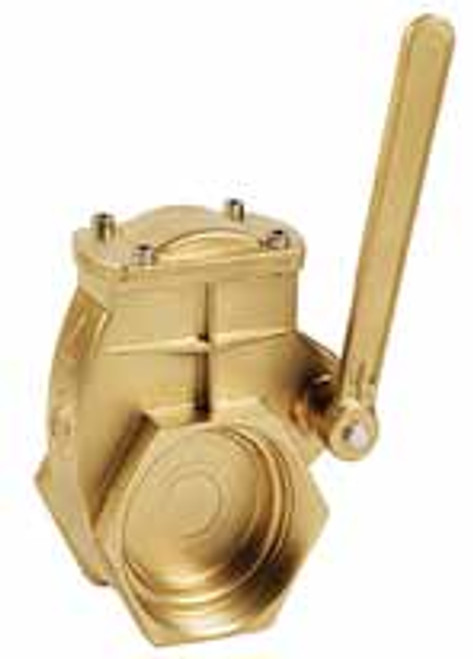 2" Brass Lever Valve