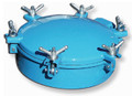 25" Manway w 6" Neck (6 Wing Nut Lid)