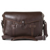 BARBER SHOP 'PAGEBOY' MESSENGER BAG - SMALL (BROWN LEATHER)