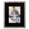 MALDEN RUSTIC WOOD PHOTO FRAME - BLACK (5X7)