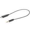 SARAMONIC SR-C2001 3.5MM MALE TRS TO USB-C STEREO OR MONO MICROPHONE AND AUDIO ADAPTER CABLE 9"