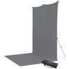 WESTCOTT X-DROP PRO WRINKLE-RESISTANT BACKDROP KIT - 8'X13' (GRAY)