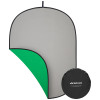 WESTCOTT COLLAPSIBLE 2-IN-1 BACKDROP - 5FT X 6.5FT (GRAY/GREEN) WESTCOTT COLLAPSIBLE 2-IN-1 BACKDROP - 5FT X 6.5FT (GRAY/GREEN)