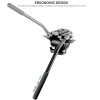 LEOFOTO LV-284C CARBON TRIPOD W/BV-5 FLUID VIDEO HEAD