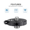 LEOFOTO CF-6 FEMALE 3/8" TO MALE 1/4" OR 3/8" ADAPTER