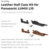 SMALLRIG LEATHER HALF CASE - PANASONIC L10 (BLACK)