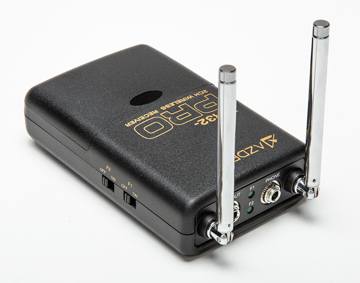 AZDEN WR32-PRO DUAL-CHANNEL VHF WIRELESS RECEIVER