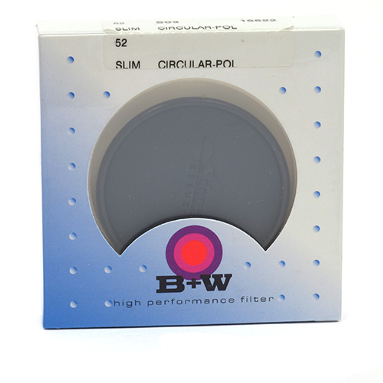 B+W CIRCULAR POLARIZER - SLIM (52MM)