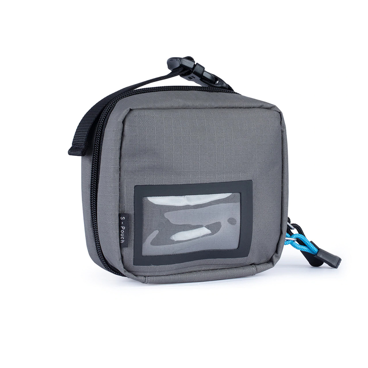 F-STOP WELDED SMALL ACCESSORY POUCH GREY/BLACK ZIP