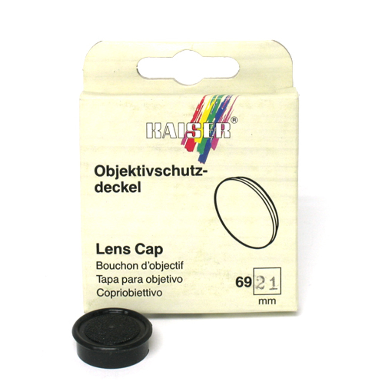 KAISER SLIP-ON LENS CAP (21MM)