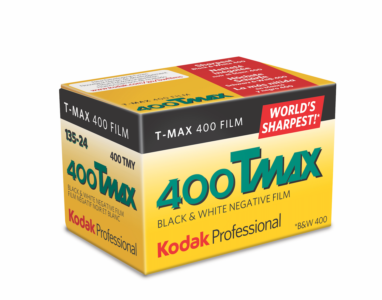 KODAK T-MAX 400 BLACK & WHITE FILM (135-24 EXP ROLL)
