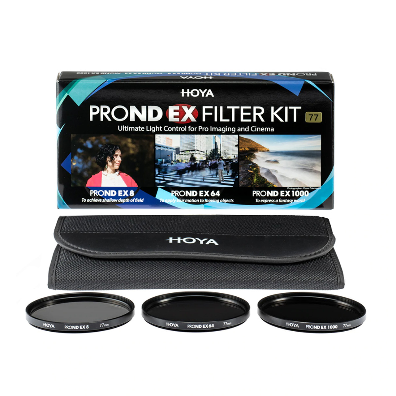 HOYA PROND EX FILTER KIT 62MM (3 FILTERS + WALLET)
