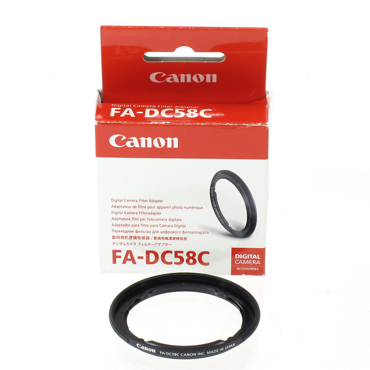 USED CANON FA-DC58C FILTER ADAPTER