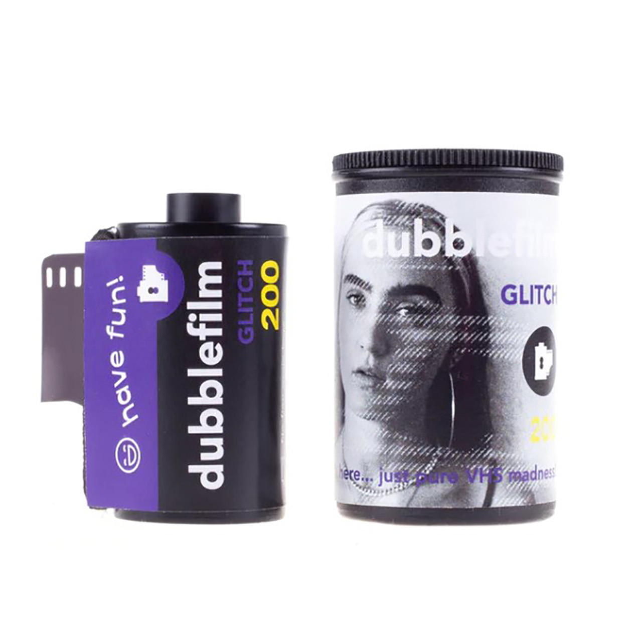 DUBBLEFILM GLITCH B/W 200 135-36