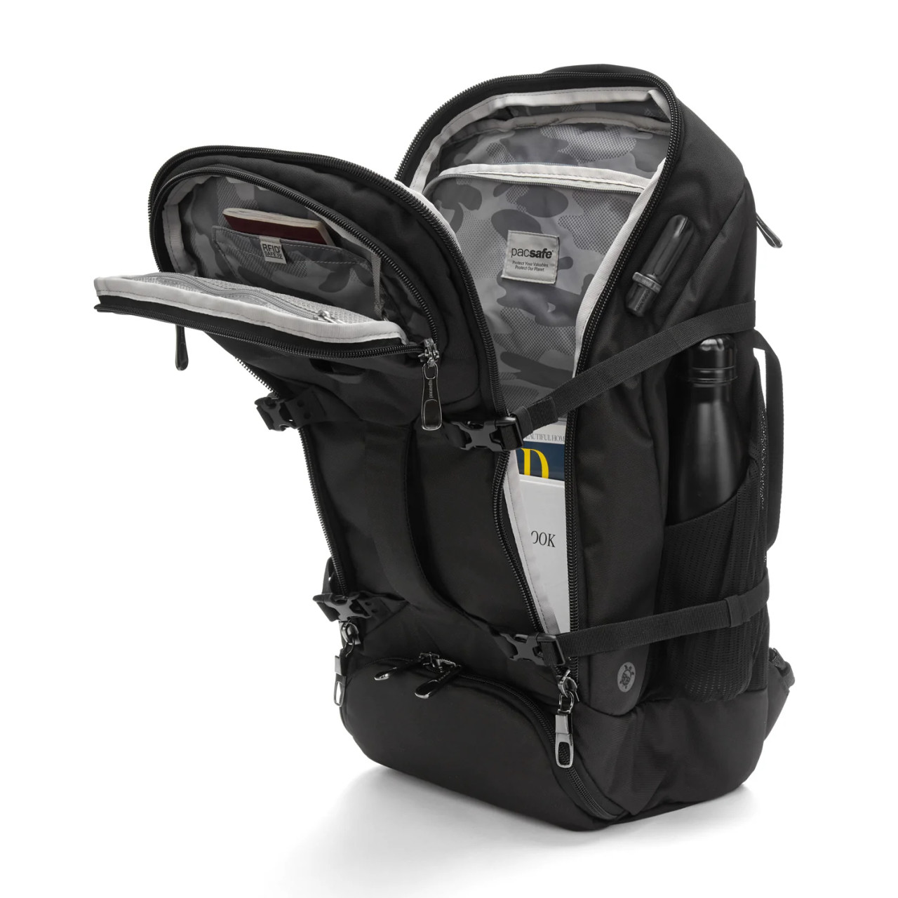 PACSAFE EXP35 TRAVEL BACKPACK (BLACK)