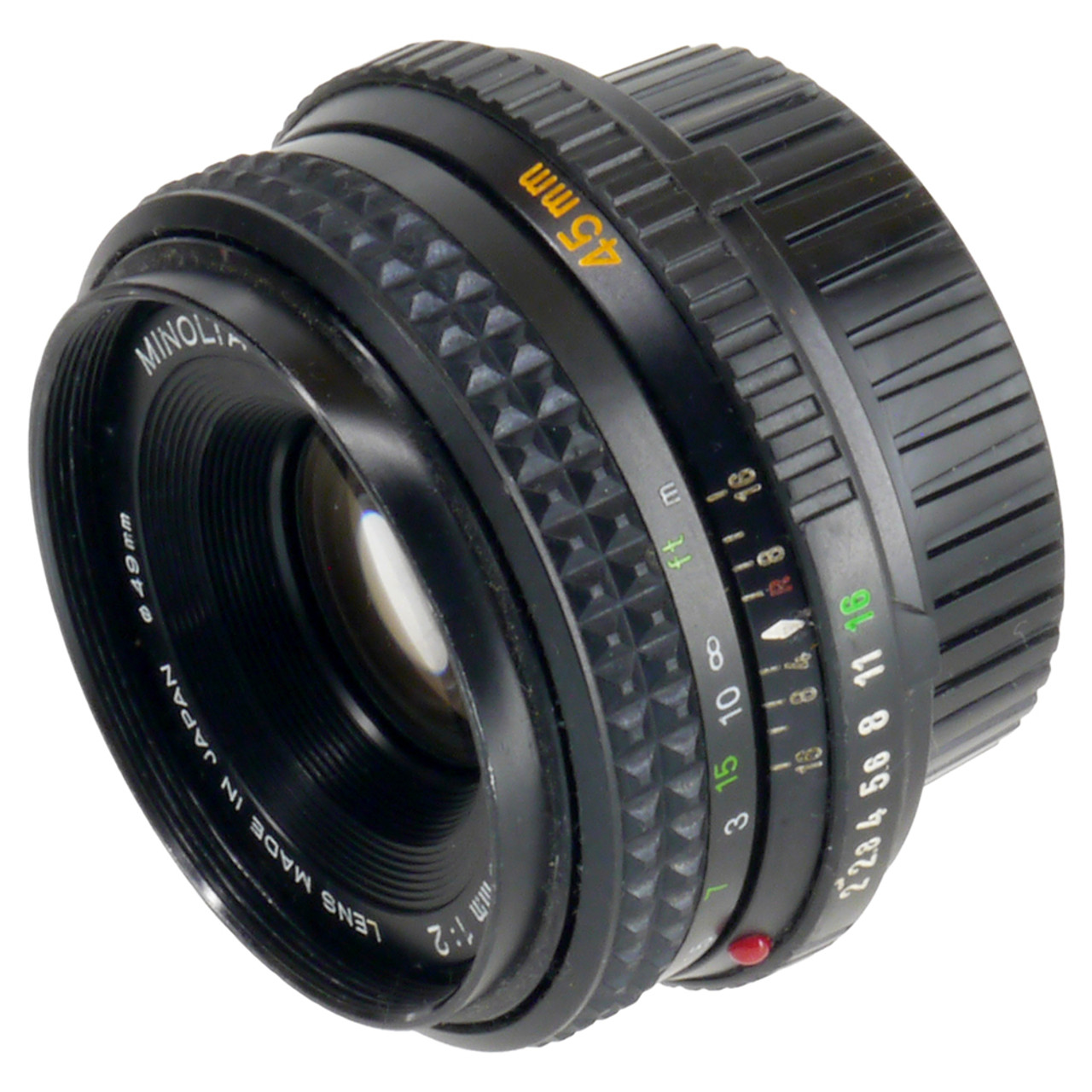 USED MINOLTA MD 45MM F2 ROKKOR