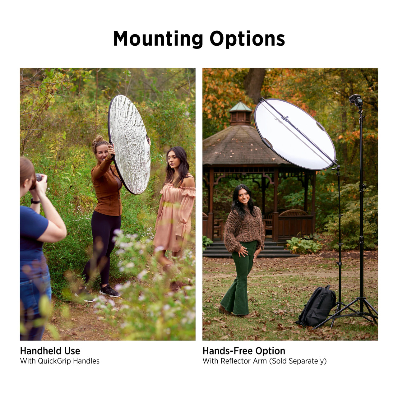 WESTCOTT ILLUMINATOR QUICKGRIP 5-IN-1 REFLECTOR (48"X72")