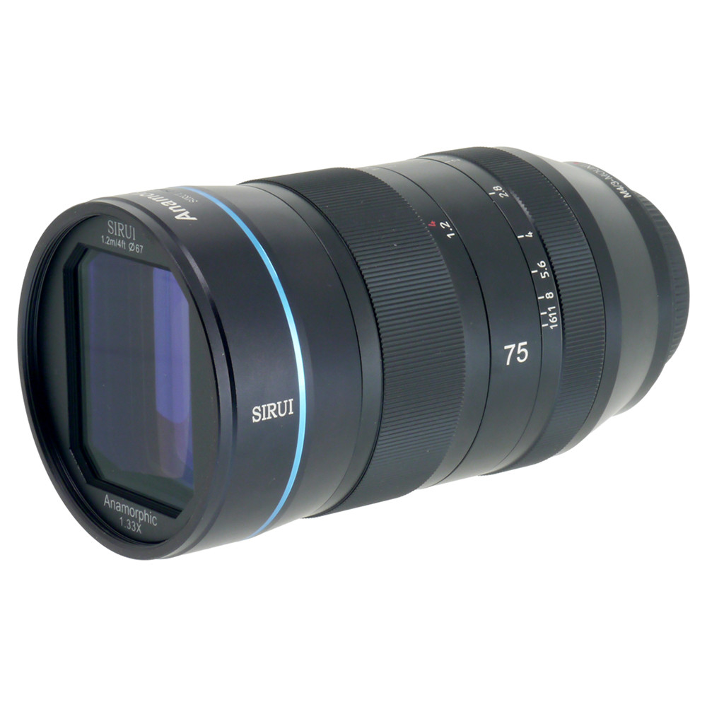 美品・特価　SIRUI 75mm F1.8 1.33xアナモルフィック MFT アナモルフィックレンズ 1.33x APS-C 75mm E/EF/MFT/X/Z/RF – SIRUI