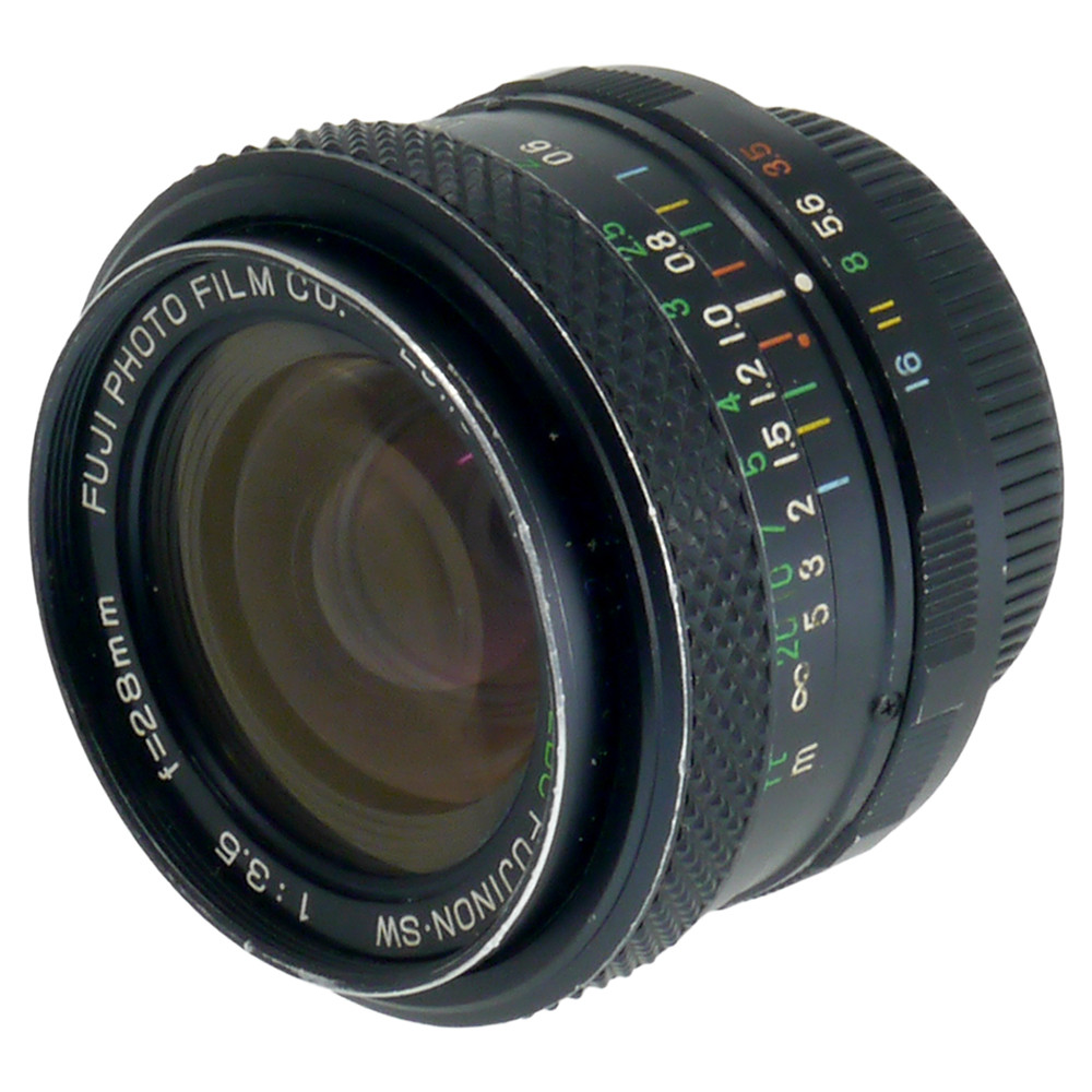 フィルムカメラ SUPER-EBC FUJINON 28mm FUJICA EBC X- Fujinon -W 28mm F/3.5 DM Vintage Lens | eBay