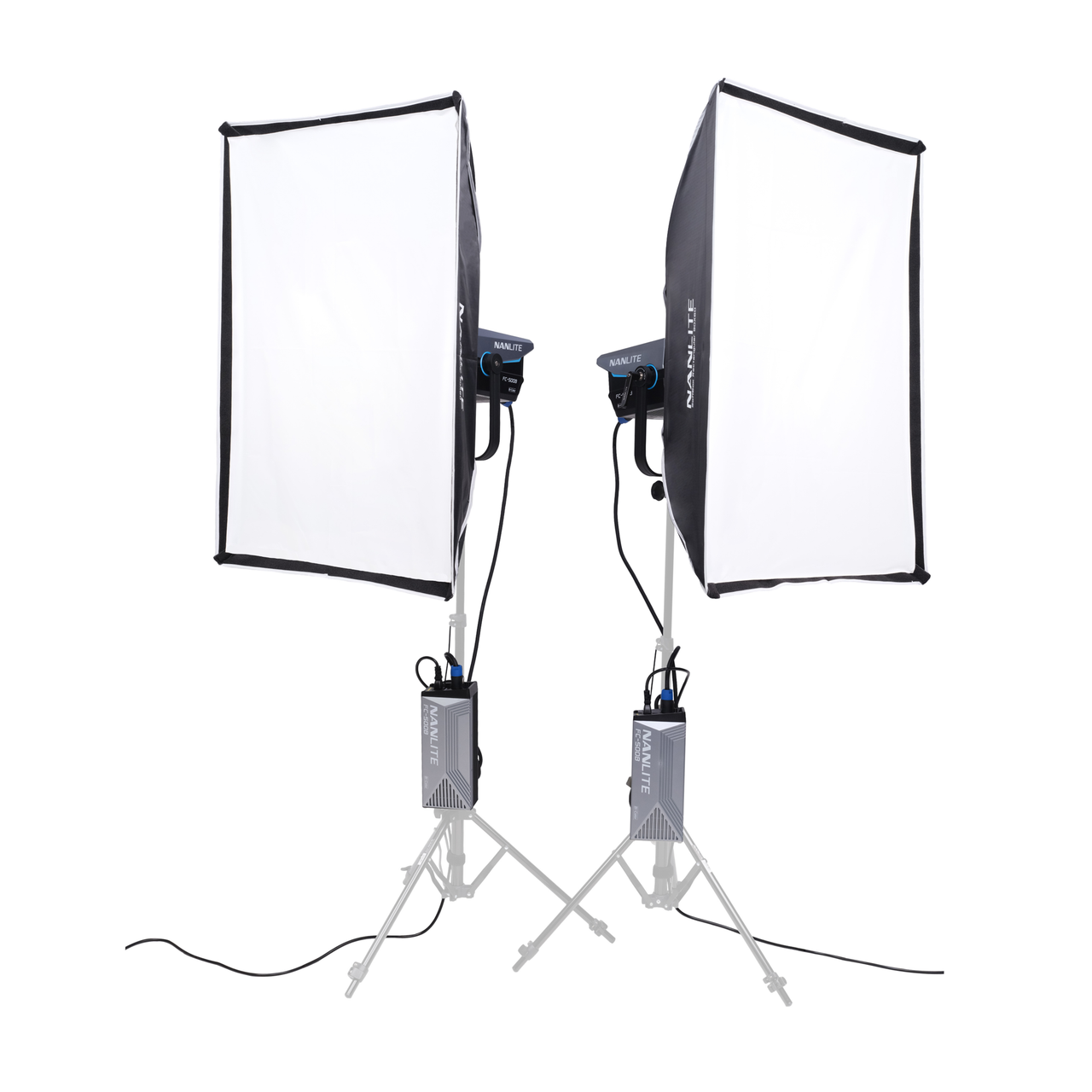 NANLITE FC-500B SPOTLIGHT 2-LIGHT KIT/ROLLING CASE