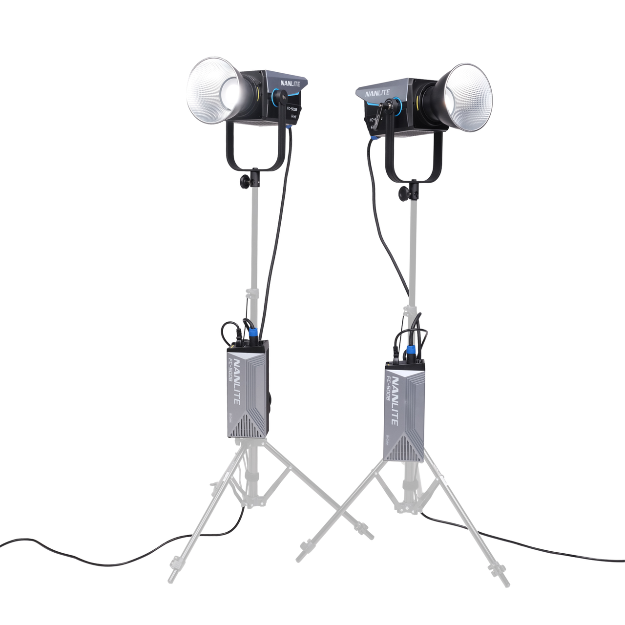 NANLITE FC-500B SPOTLIGHT 2-LIGHT KIT/ROLLING CASE