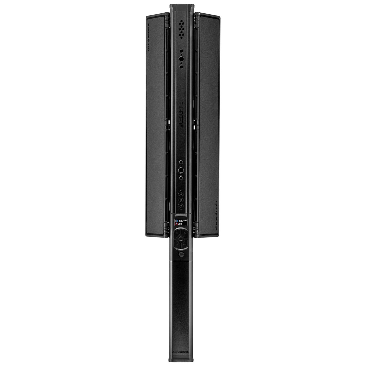 WESTCOTT ICE LIGHT 3 RGBWW LED KIT W/BATTERY GRIP & BARNDOOR