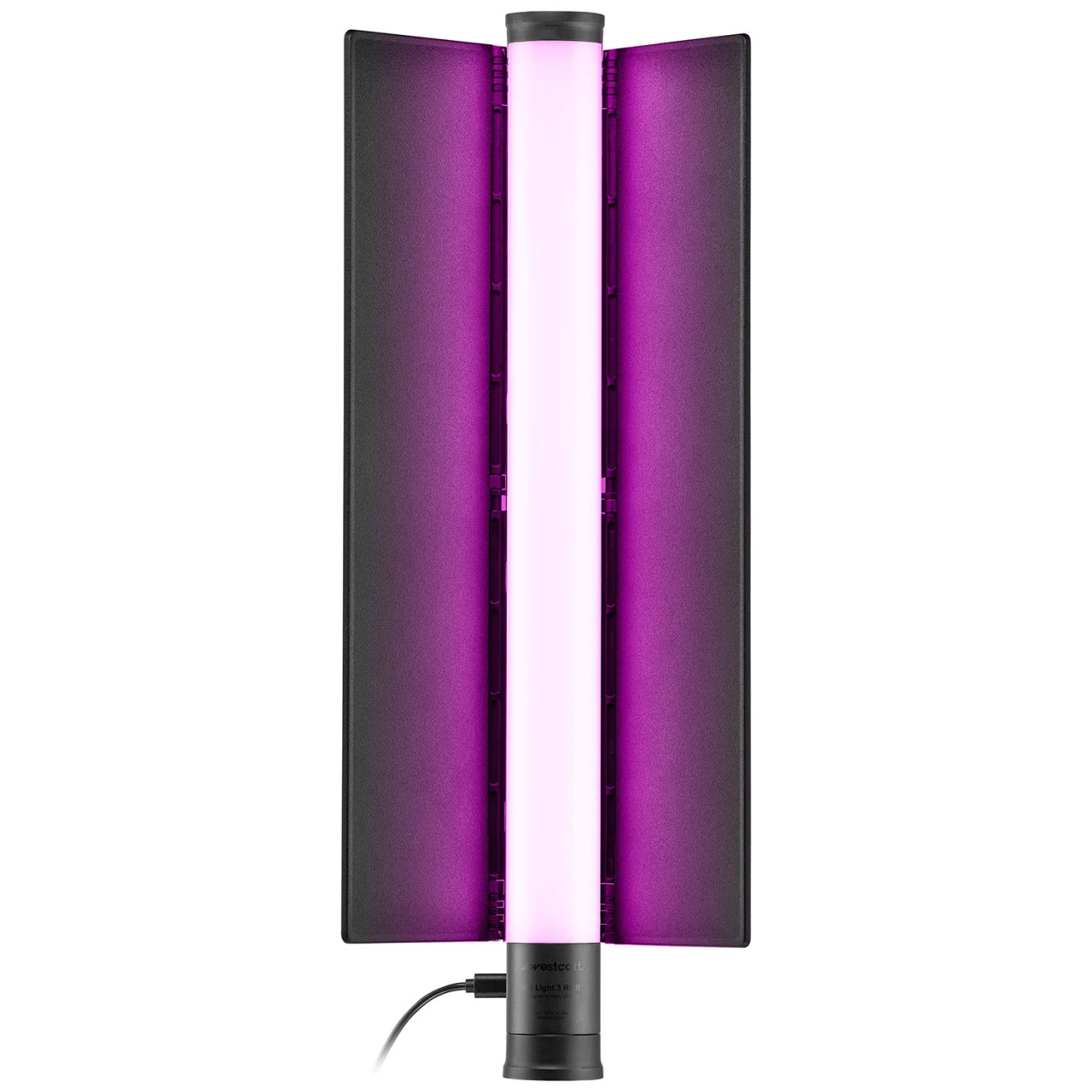 WESTCOTT ICE LIGHT 3 RGBWW LED KIT W/BATTERY GRIP & BARNDOOR