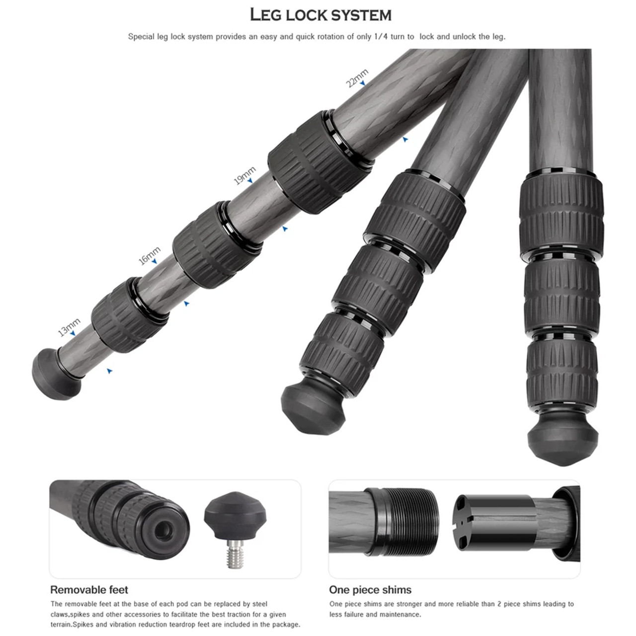 LEOFOTO URBAN TRIPOD W/HEAD LEOFOTO URBAN TRIPOD W/HEAD