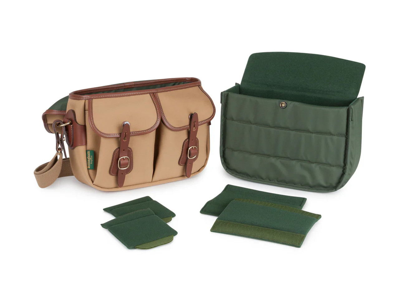BILLINGHAM SMALL PRO (SAGE FIBRENYTE/CHOCOLATE LEATHER) BILLINGHAM SMALL PRO (SAGE FIBRENYTE/CHOCOLATE LEATHER)