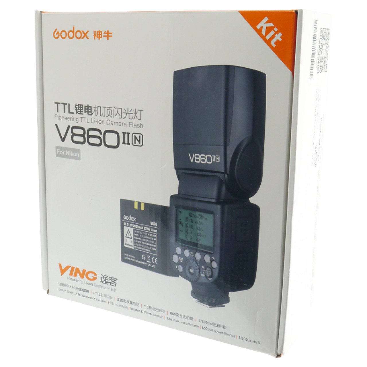 USED GODOX V860N II FLASH (NIKON) (778001)
