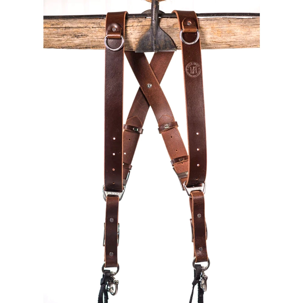 HOLD FAST MONEY MAKER LEATHER CAMERA STRAP - MEDIUM (WATER BUFFALO BURGUNDY)