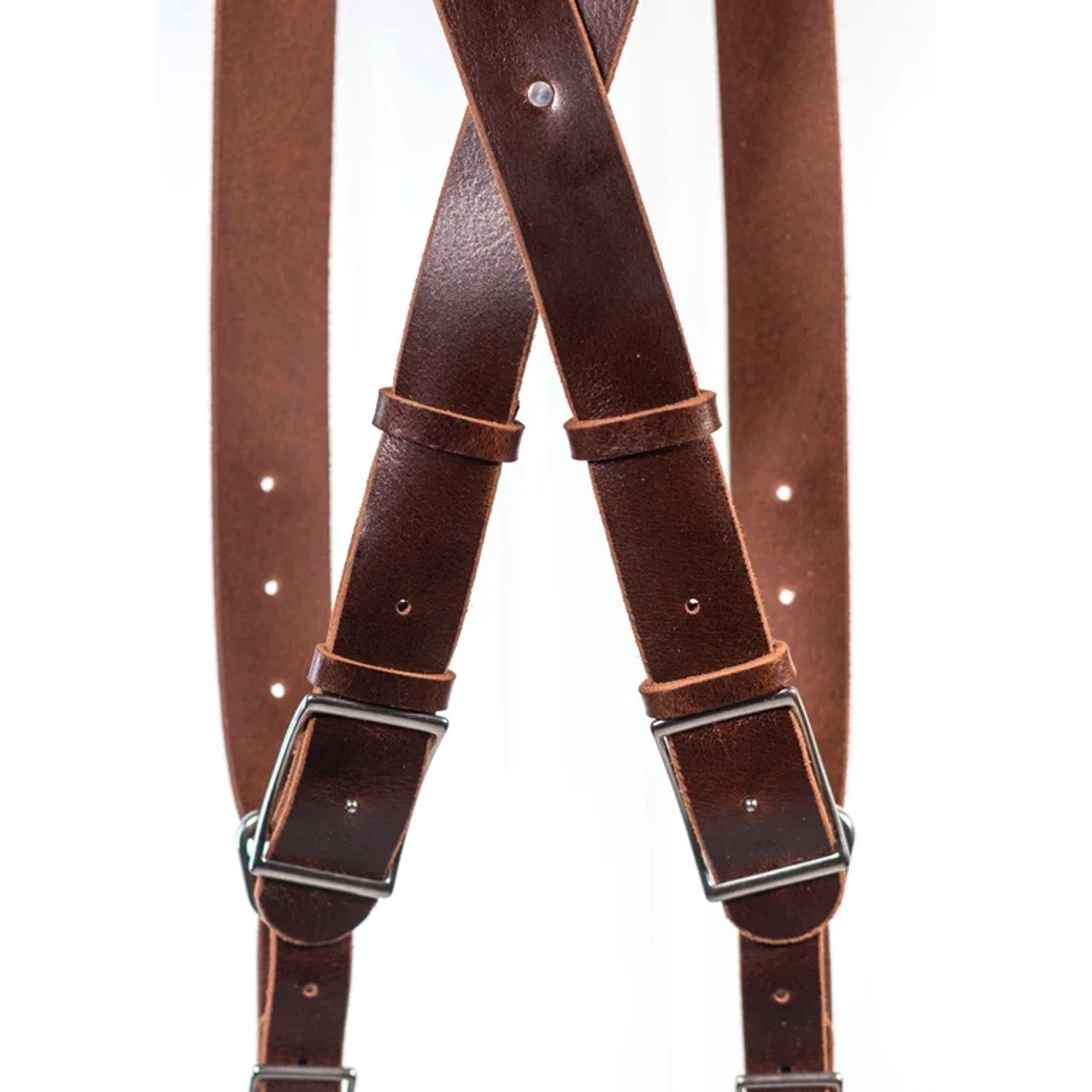 HOLD FAST MONEY MAKER LEATHER CAMERA STRAP - MEDIUM (WATER BUFFALO BURGUNDY)