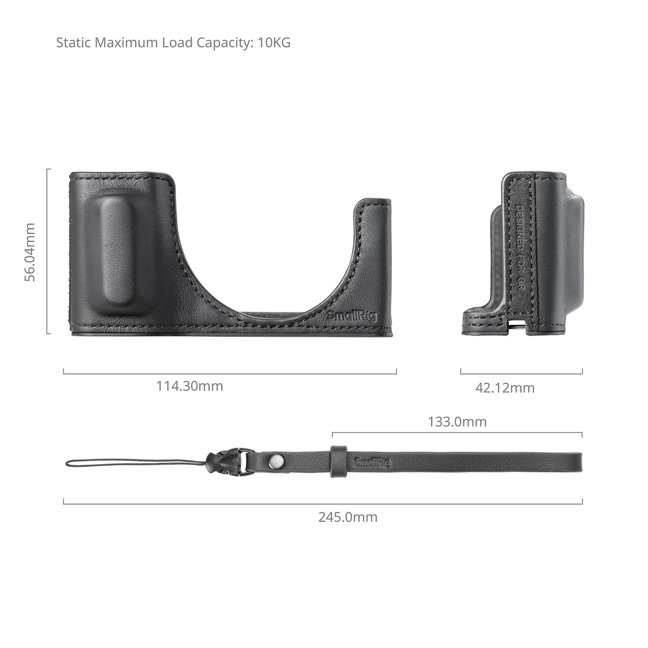 SMALLRIG LEATHER CASE FOR RICOH GR IV (BLACK)