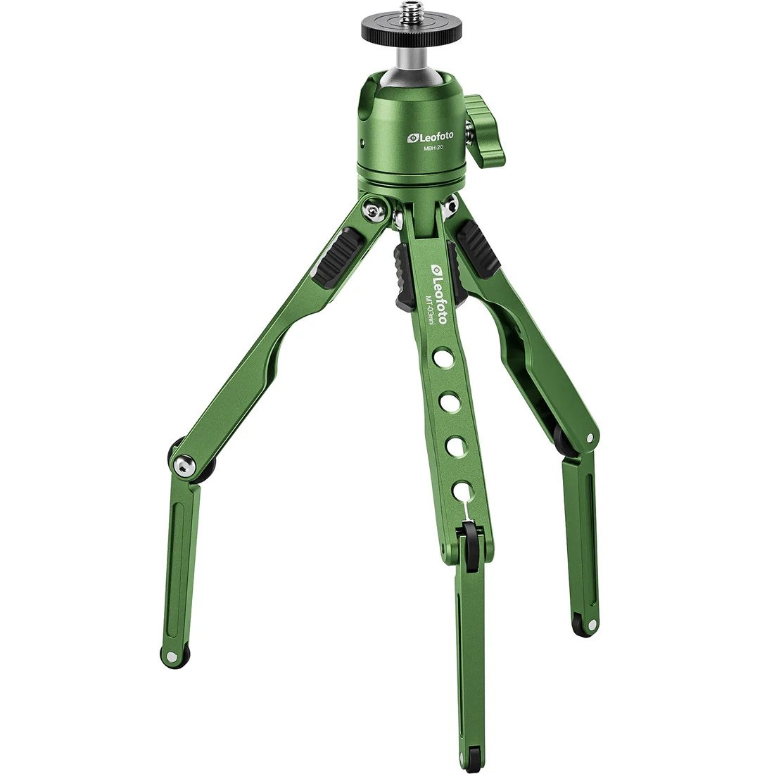 LEOFOTO MINI SPIDER FOLDING TRIPOD W/MBH-20 HEAD (GREEN)