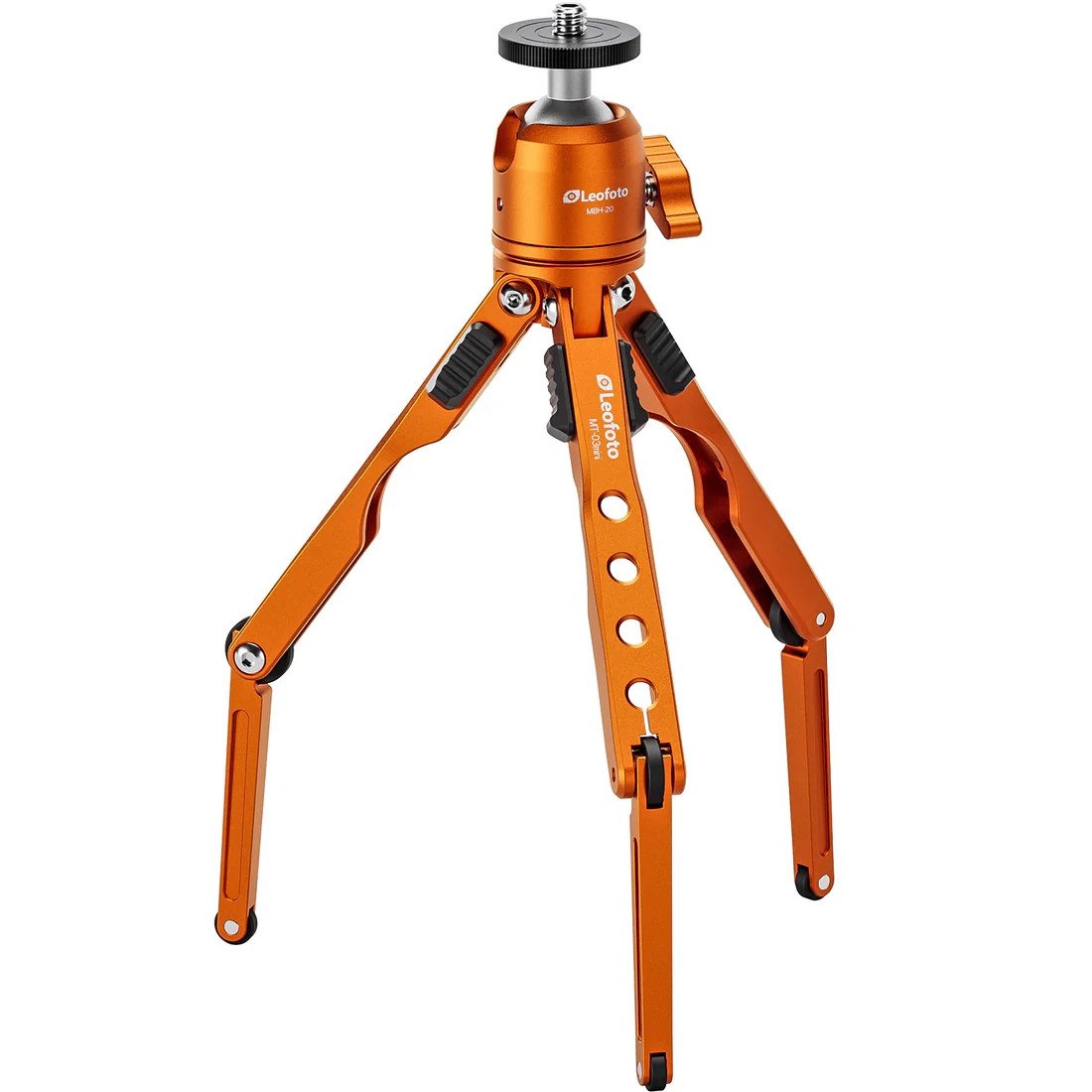 LEOFOTO MINI SPIDER FOLDING TRIPOD W/MBH-20 HEAD (ORANGE)