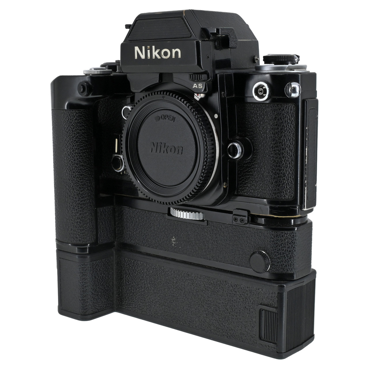 USED NIKON F2AS W/ MD-3/MB-2