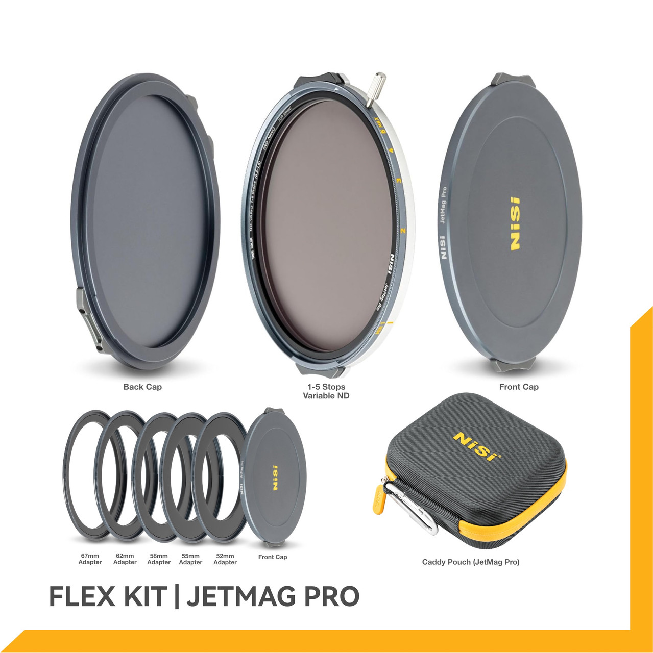 NISI JETMAG PRO VND FLEX KIT MAGNETIC FILTER KIT (67MAG)